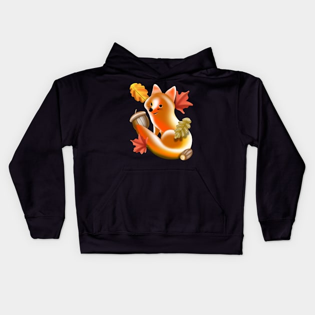 Red fox for The Fall of the Patriarchy, redfox Kids Hoodie by AdishPr